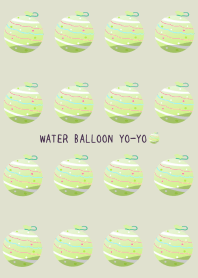 YELLOW GREEN WATER BALLOON YO-YO/BEIGE