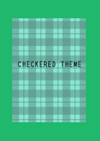 MINT GREEN CHECKERED THEME/GREEN/WHITE