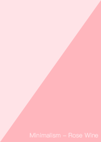 極簡主義 - 粉紅酒