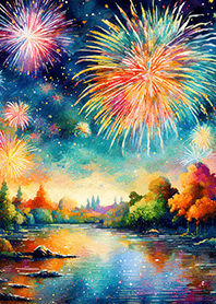 Beautiful Fireworks Theme#589