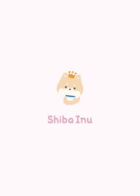 柴犬3 王冠 [粉]
