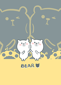 Dancing Bear - Gray Indigo (Ye5)