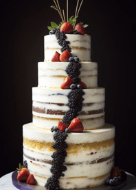 Strawberry chocolate cake 6CA9a9