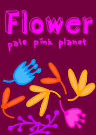蒼粉星球花朵 2 Pale Pink Planet Flowers2