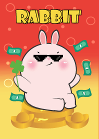 Pink  Rabbit  Lucky And Rich Theme