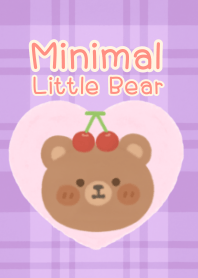 Minimal little bear-purple