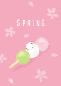 spring has come. panda