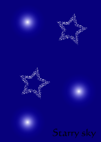 Starry Starry Sky Blue