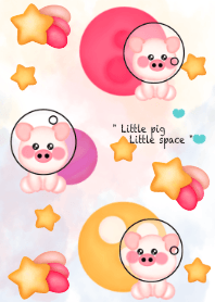 Space travel with little pig 9