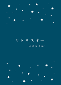一些小星星 極簡風格(神秘青藏色)