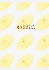 Banana slices2 on white
