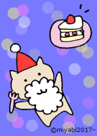 Lonely Christmas cat ;x;