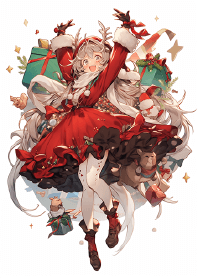 Christmas sister delivers gifts