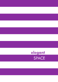 elegant SPACE <PURPLE/WHITE>