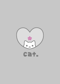 Cat Cherry blossoms - Dullness Gray