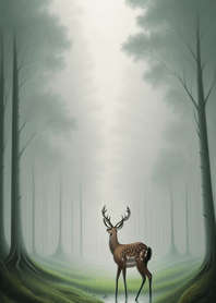 Mountain, Sea, and Moonlit Night CA60AB