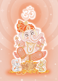 พระพิฆเนศ สีส้ม-มูเตลู ร่ำรวย มั่งคั่ง