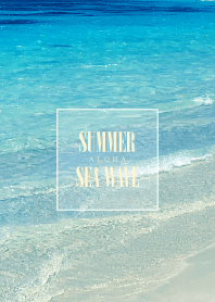 SUMMER BLUE SEA WAVE -ALOHA- #fresh
