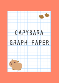 CAPYBARA GRAPH PAPERj-APRICOT COLOR