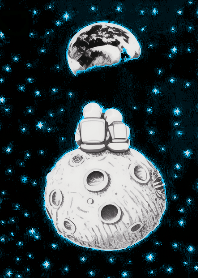 Astronaut couple V.3