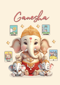 Ganesha Cute money and love