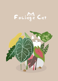 Foliage cat