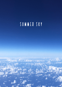 The summer clouds.