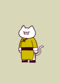 Kung fu cat.(dusty colors03)