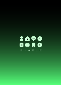 SIMPLE(black green)V.1045b