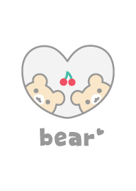 Bear Cherry - White