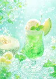 Mint Melon Soda