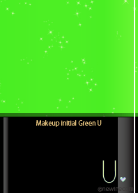 Makeup initial Green U.