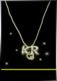 イニシャル K&R （ブラック）