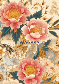 WAGARA RED-Japanese style pattern 16