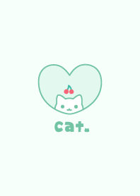 ねこさくらんぼ[グリーン]