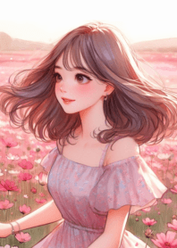 pink flower garden 8