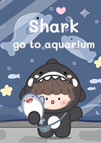 Boy go to aquarium!