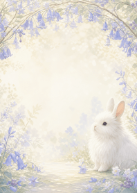 Angora Rabbit Bluebell Arbor