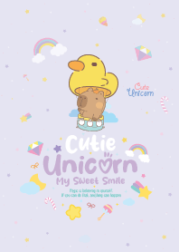 Capybara Brownies Lovely Unicorn