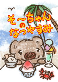 熊のそ～ちゃん('ω') のなつやすみ#pop