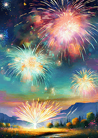 Beautiful Fireworks Theme#698