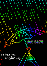 LOVE IS LOVE.一路相伴！(黑)