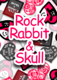 Rock rabbit and skull / Sticker