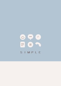 シンプル（beige blue))V.143