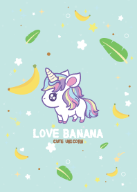 Unicorn Love Banana Cutie