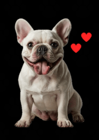 French Bulldog Theme B/W 05