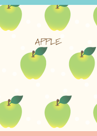 Green apple polka dots  P&B