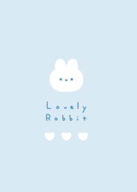 Rabbit&Heart/ aqua