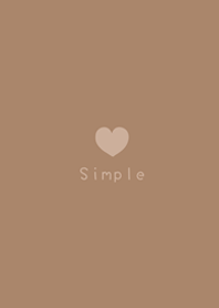 minimalist love(milk tea color)
