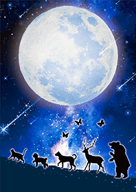Starry night and Animals 7*